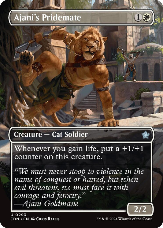 Image for Ajani's Pridemate (Borderless) (293) - Magic: The Gathering