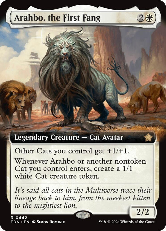 Image for Arahbo, the First Fang (Extended Art) (442) - Magic: The Gathering