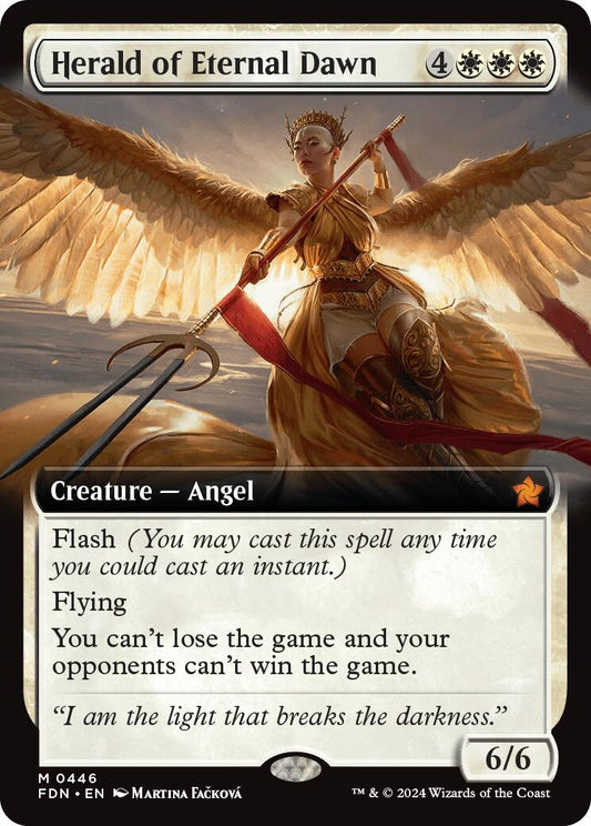 Image for Herald of Eternal Dawn (Extended Art) (446) - Magic: The Gathering