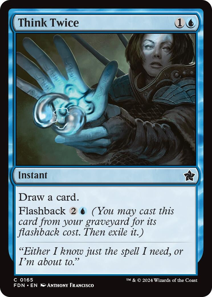Image for Think Twice (165) - Magic: The Gathering