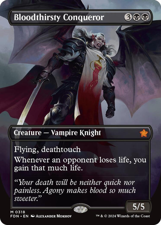 Image for Bloodthirsty Conqueror (Borderless) (318) - Magic: The Gathering
