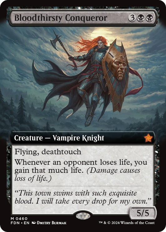 Image for Bloodthirsty Conqueror (Extended Art) (460) - Magic: The Gathering