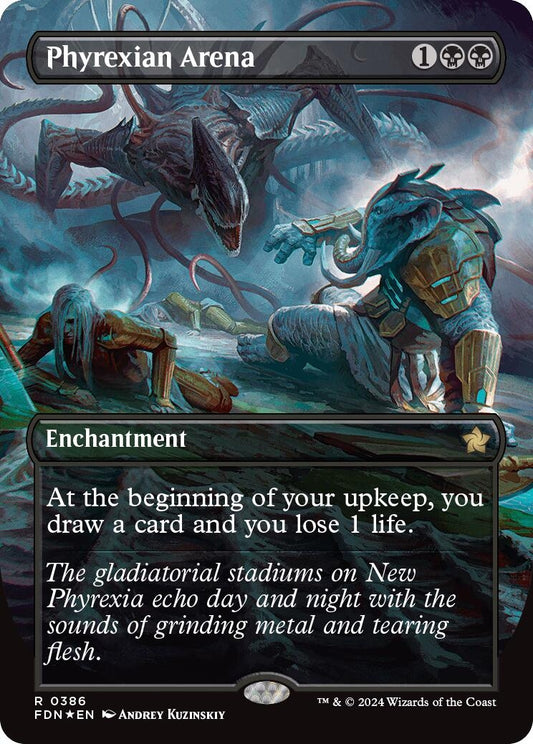 Image for Phyrexian Arena (Borderless) (Mana Foil) (386) - Magic: The Gathering