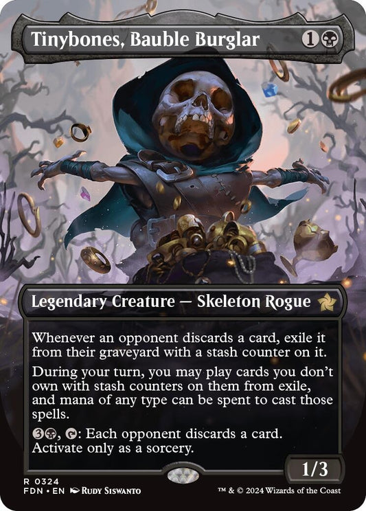 Image for Tinybones, Bauble Burglar (Borderless) (324) - Magic: The Gathering