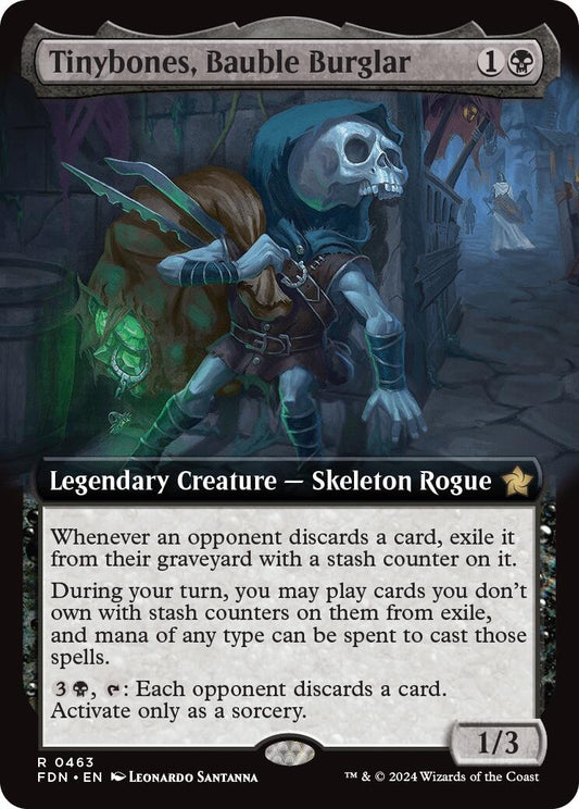 Image for Tinybones, Bauble Burglar (Extended Art) (463) - Magic: The Gathering