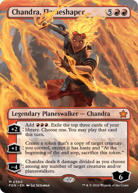 Image for Chandra, Flameshaper (Borderless) (360) - Magic: The Gathering
