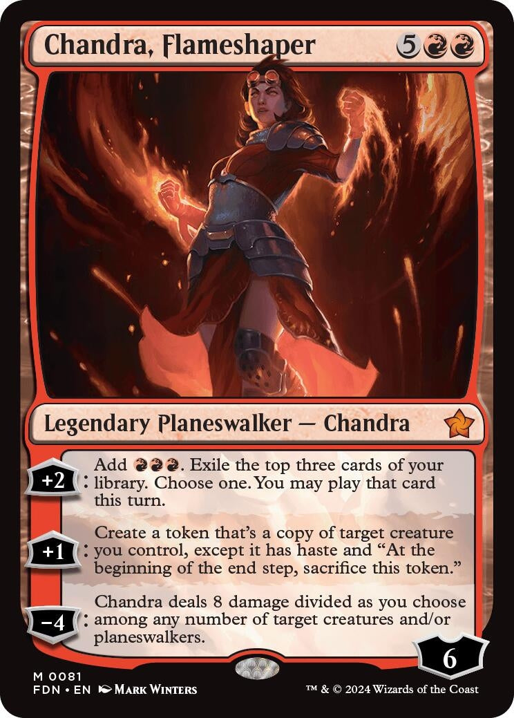 Image for Chandra, Flameshaper (81) - Magic: The Gathering