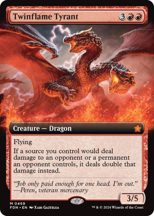 Image for Twinflame Tyrant (Extended Art) (469) - Magic: The Gathering