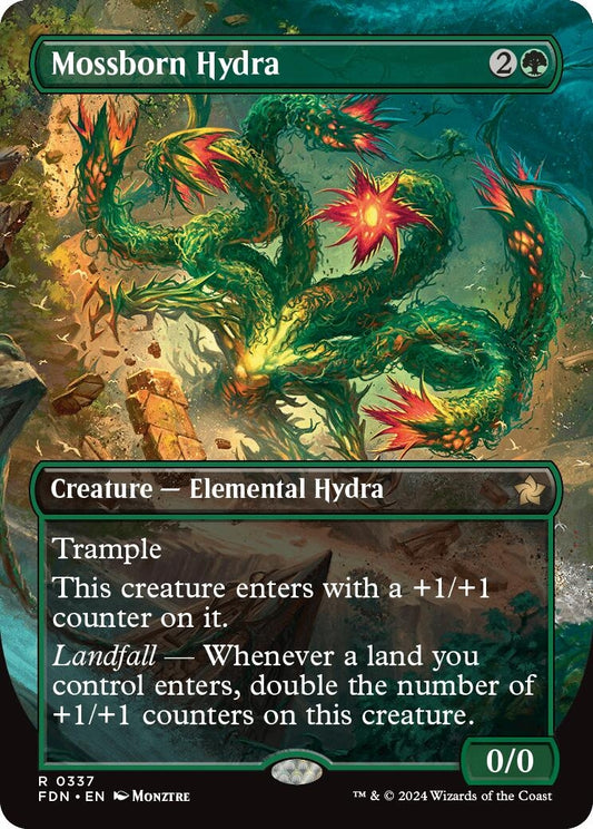 Image for Mossborn Hydra (Borderless) (337) - Magic: The Gathering