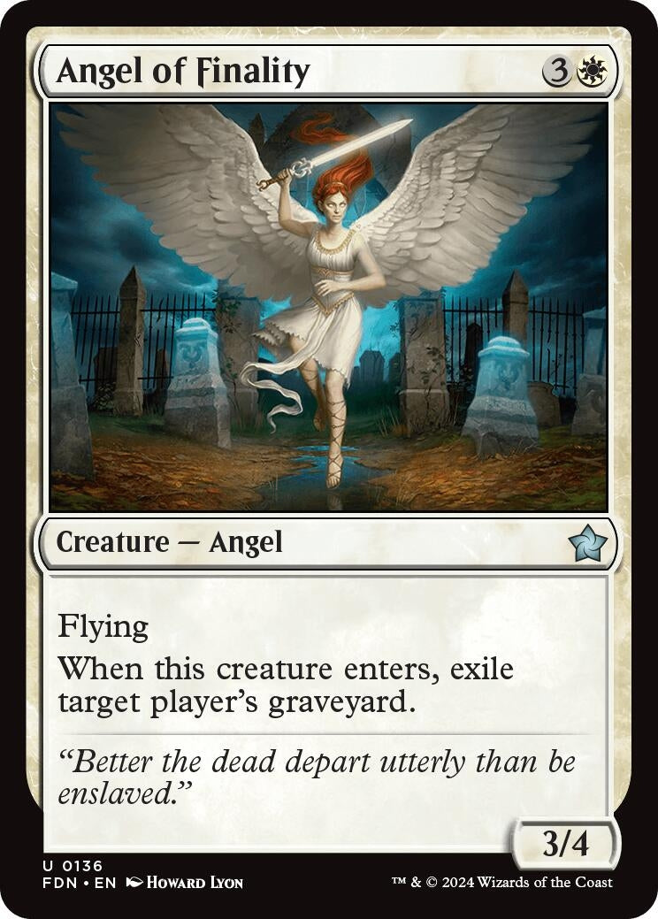 Image for Angel of Finality (136) - Magic: The Gathering