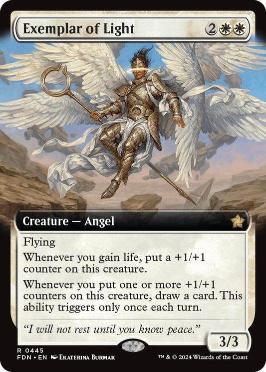 Image for Exemplar of Light (Extended Art) (445) - Magic: The Gathering