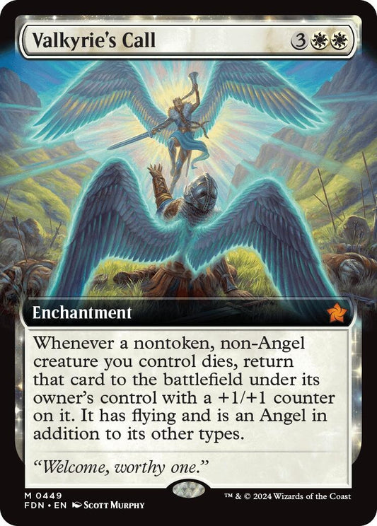 Image for Valkyrie's Call (Extended Art) (449) - Magic: The Gathering