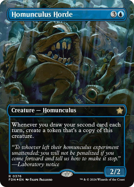 Image for Homunculus Horde (Borderless) (Mana Foil) (376) - Magic: The Gathering