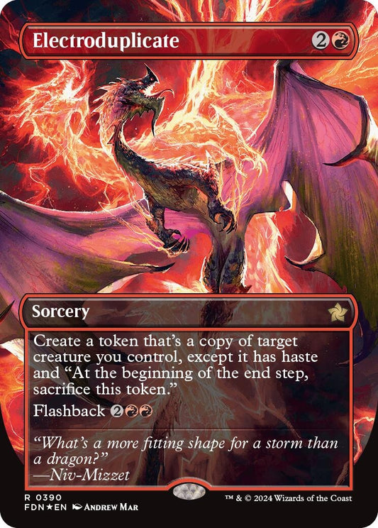 Image for Electroduplicate (Borderless) (Mana Foil) (390) - Magic: The Gathering