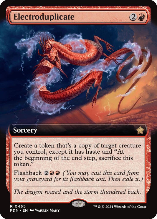 Image for Electroduplicate (Extended Art) (465) - Magic: The Gathering