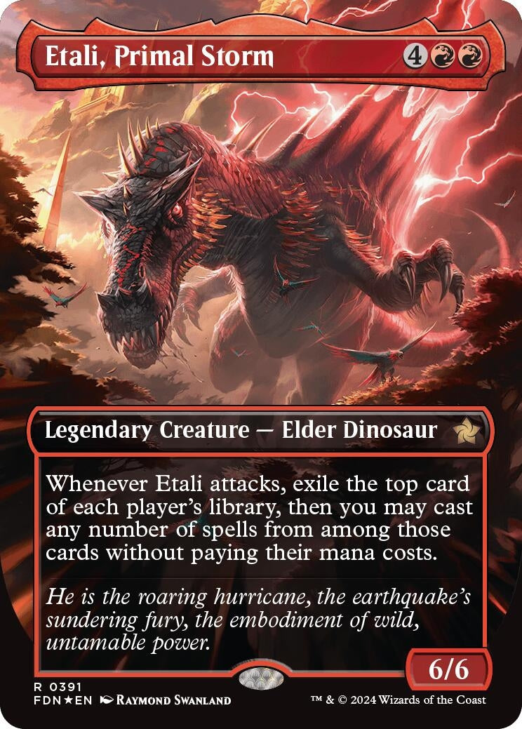 Image for Etali, Primal Storm (Borderless) (Mana Foil) (391) - Magic: The Gathering