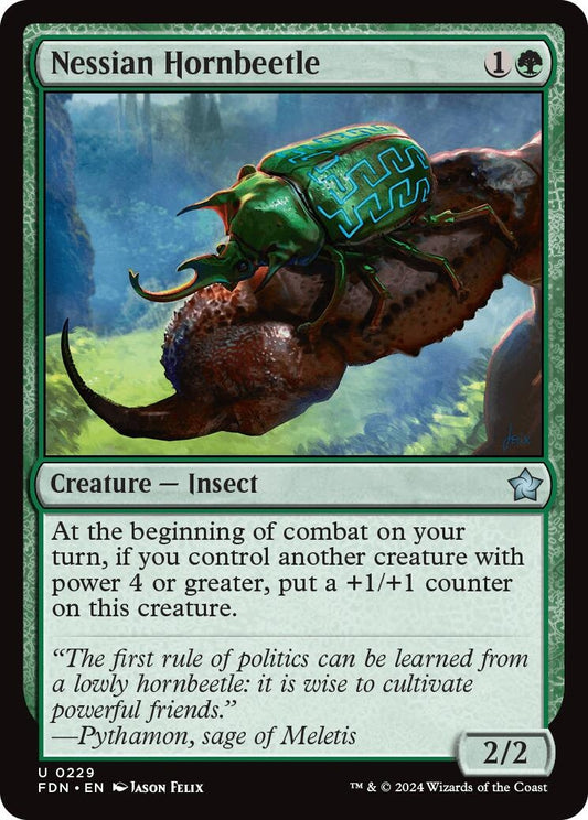 Image for Nessian Hornbeetle (229) - Magic: The Gathering