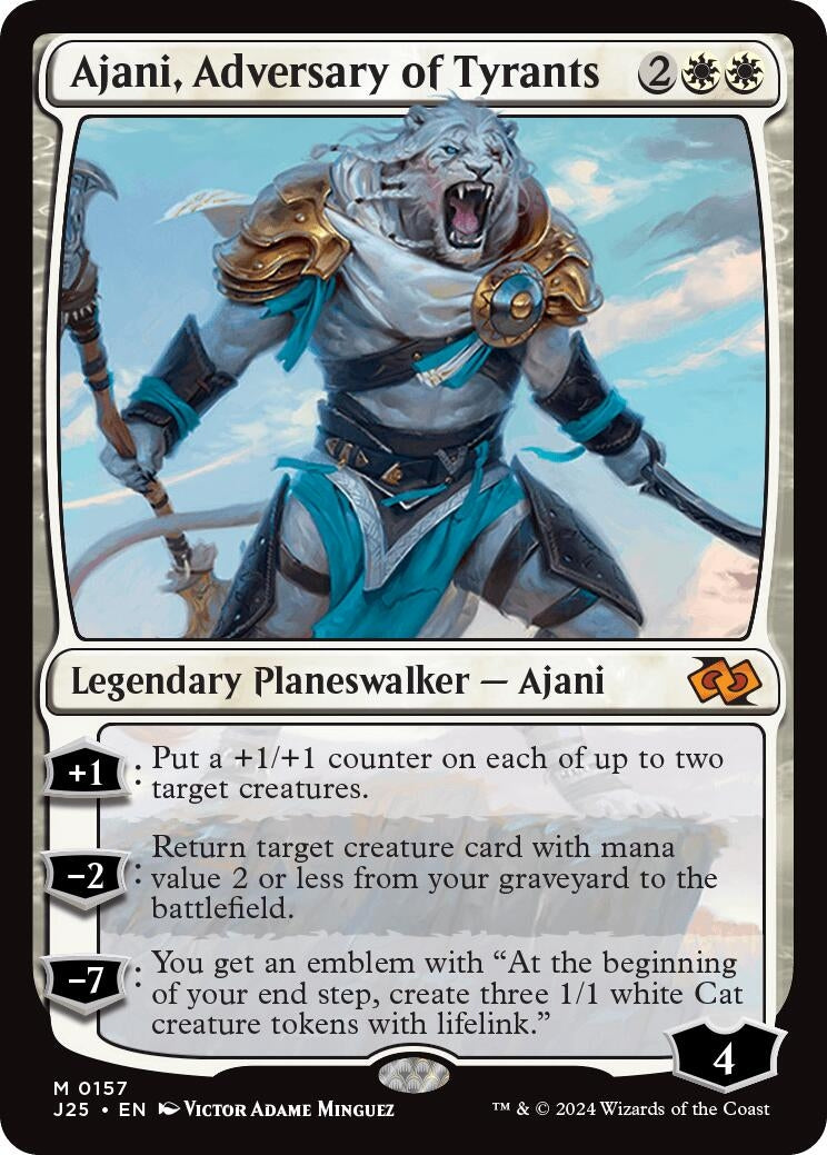Image for Ajani, Adversary of Tyrants (157) - Magic: The Gathering