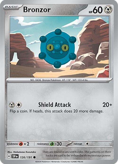 Image for Bronzor (126/191) - Pokemon