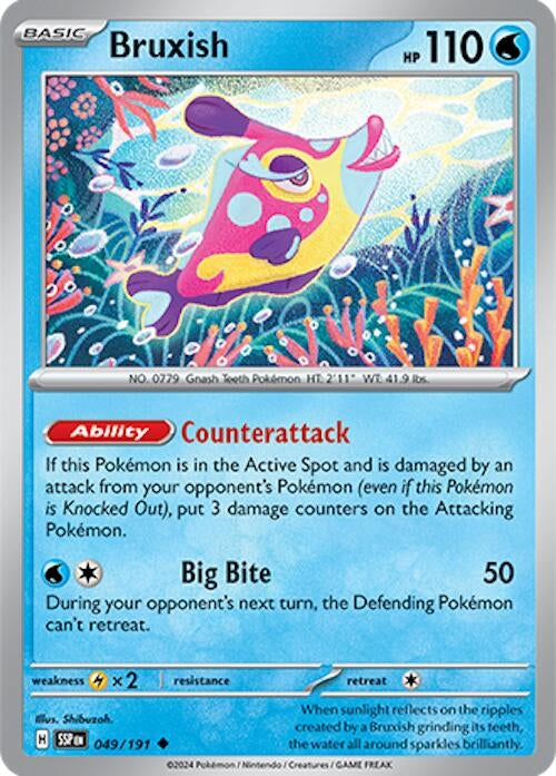 Image for Bruxish (049/191) - Pokemon