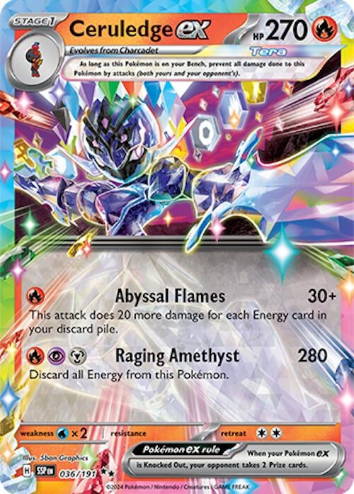 Image for Ceruledge ex (036/191) - Pokemon