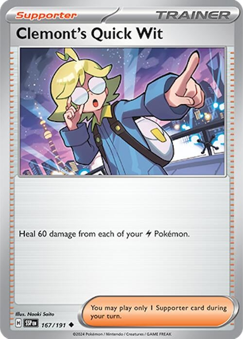 Image for Clemont's Quick Wit (167/191) - Pokemon