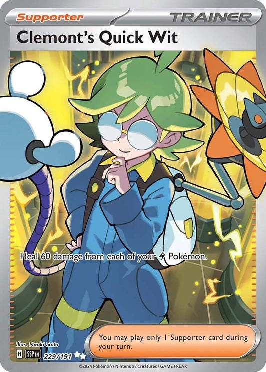 Image for Clemont's Quick Wit (229/191) - Pokemon