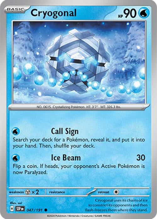 Image for Cryogonal (047/191) - Pokemon