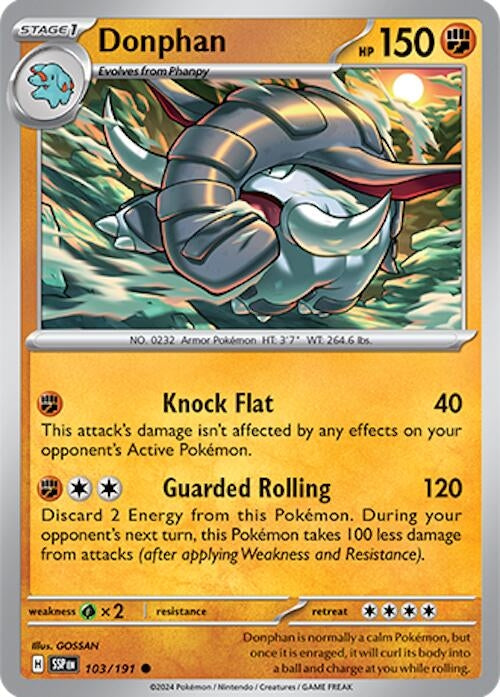 Image for Donphan (103/191) - Pokemon