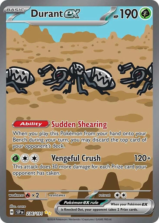 Image for Durant ex (236/191) - Pokemon