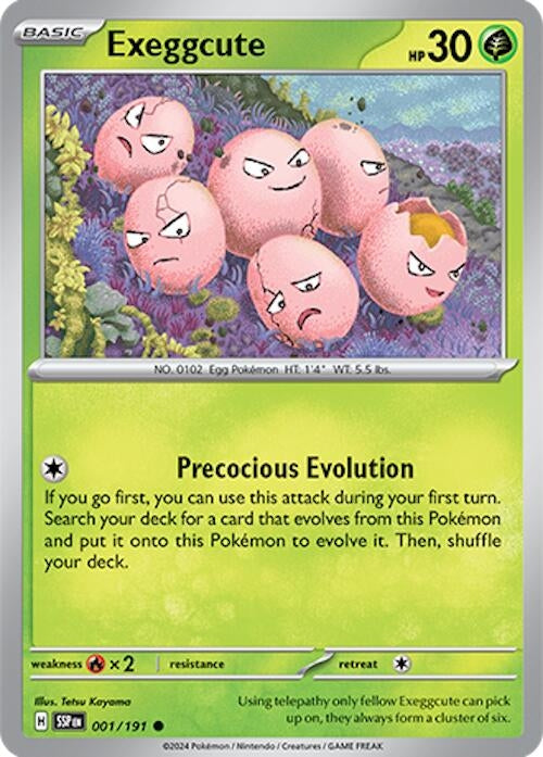 Image for Exeggcute (001/191) - Pokemon