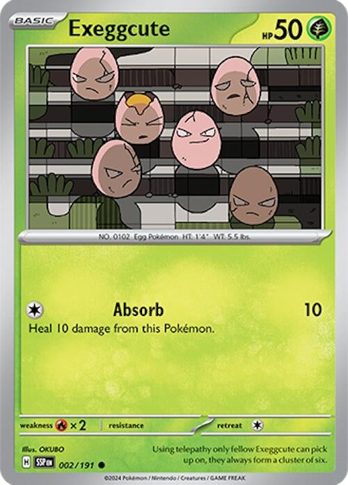 Image for Exeggcute (002/191) - Pokemon