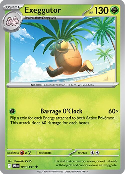 Image for Exeggutor (003/191) - Pokemon