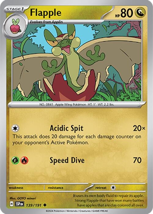 Image for Flapple (139/191) - Pokemon