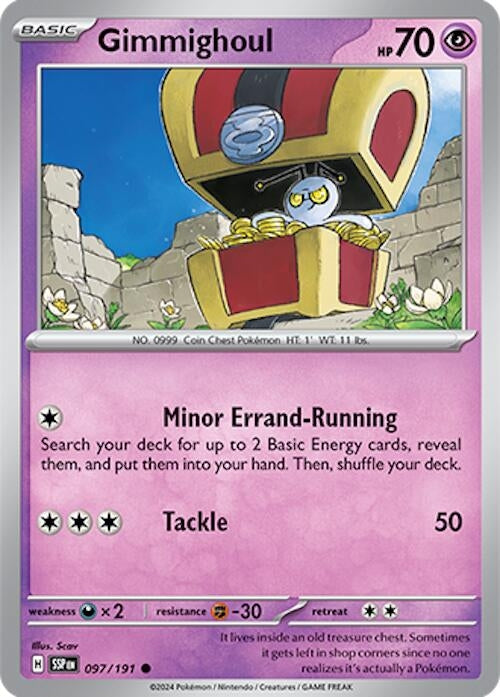 Image for Gimmighoul (097/191) - Pokemon