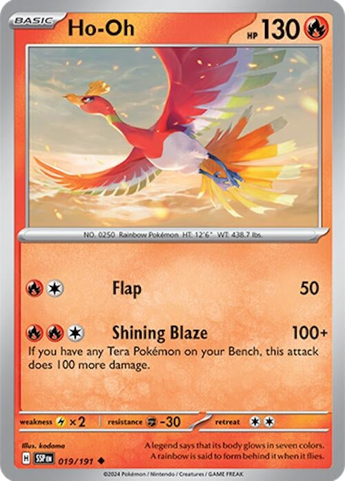 Image for Ho-Oh (019/191) - Pokemon