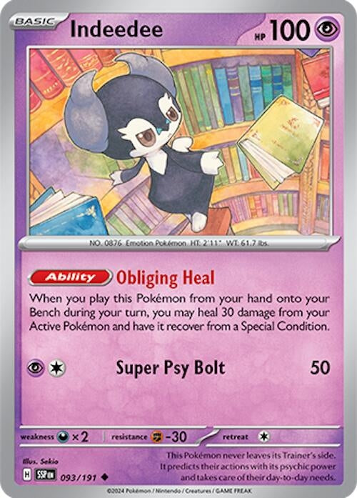 Image for Indeedee (093/191) - Pokemon