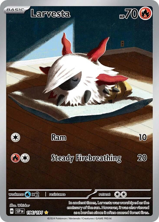 Image for Larvesta (196/191) - Pokemon