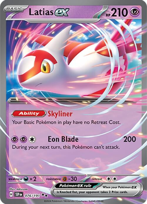 Image for Latias ex (076/191) - Pokemon