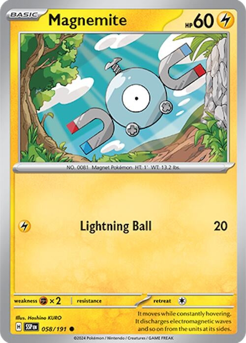 Image for Magnemite (058/191) - Pokemon