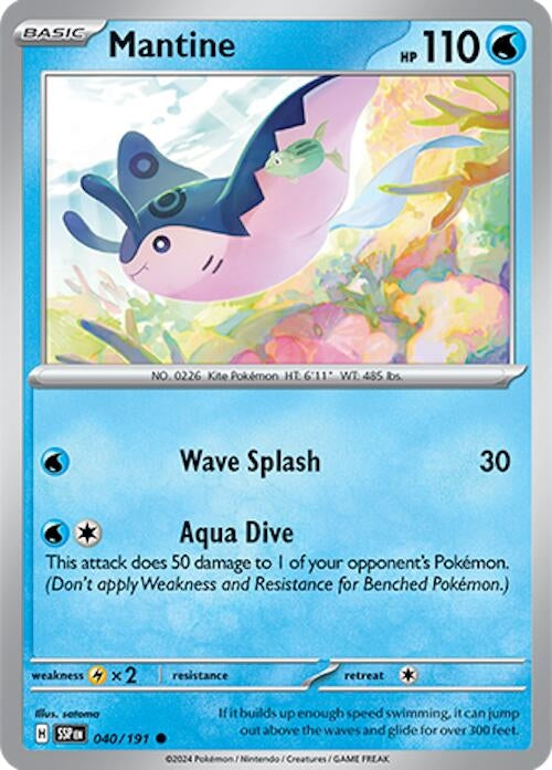 Image for Mantine (040/191) - Pokemon