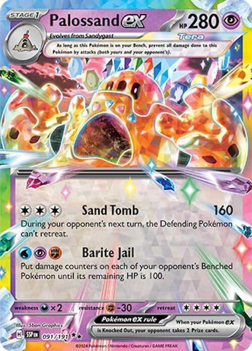 Image for Palossand ex (091/191) - Pokemon