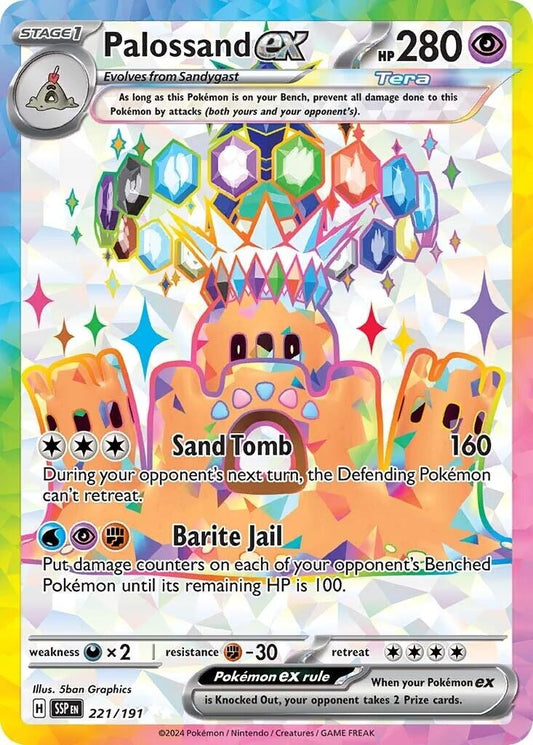 Image for Palossand ex (221/191) - Pokemon