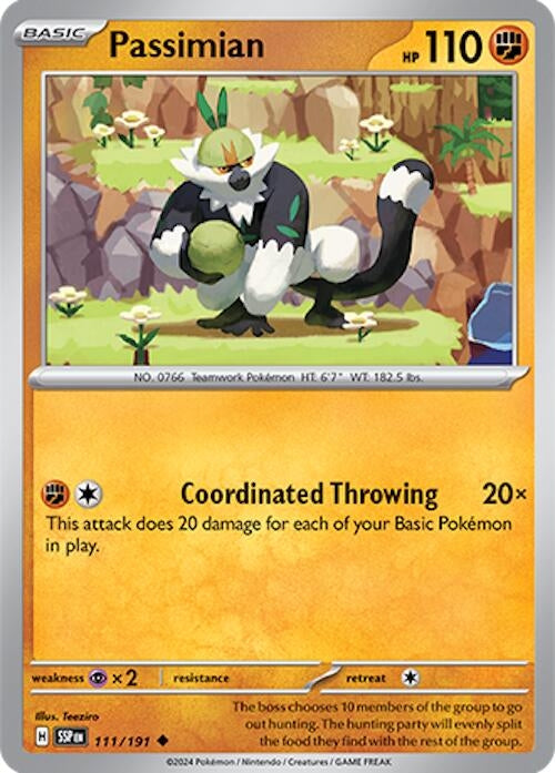 Image for Passimian (111/191) - Pokemon