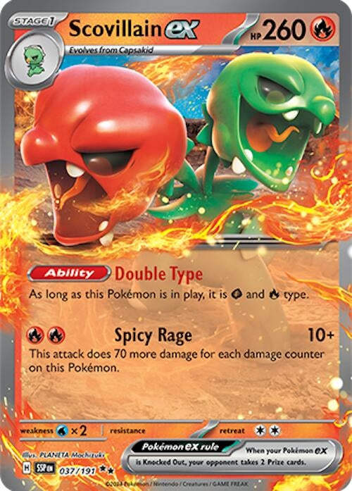 Image for Scovillain ex (037/191) - Pokemon