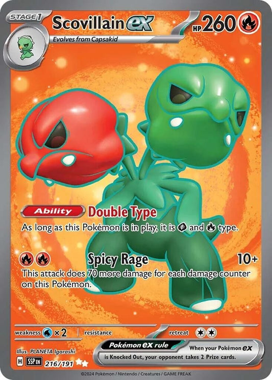 Image for Scovillain ex (216/191) - Pokemon