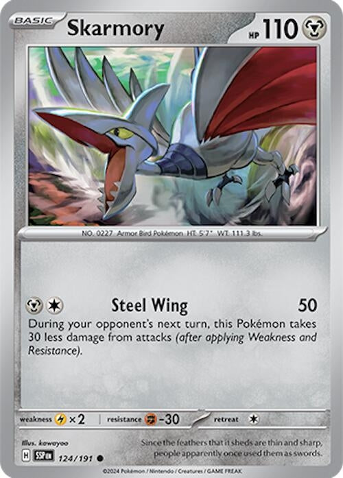 Image for Skarmory (124/191) - Pokemon