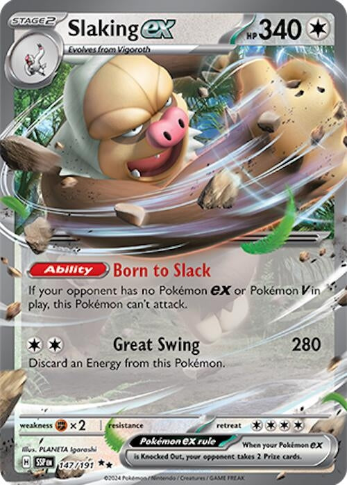 Image for Slaking ex (147/191) - Pokemon