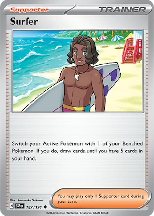 Image for Surfer (187/191) - Pokemon
