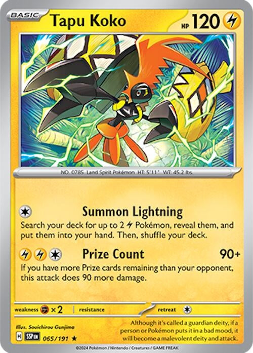 Image for Tapu Koko (065/191) - Pokemon